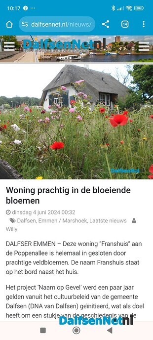 Woning in prachtige bloemen tuin - Foto: Ingezonden foto