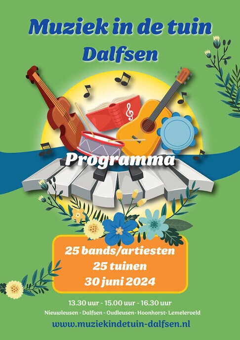 Muzikaal tuinfeest in 25 tuinen