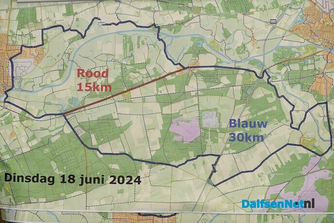 Dalfser fietsdriedaagse 2024 (dag2) - Foto: Paul Scholten