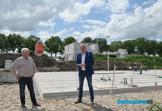 In Nieuwleusen is in een CPO verband gestart met de bouw van de tien starterswoningen - Foto: Johan Bokma