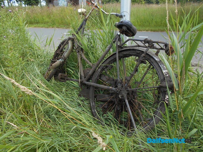 Fietsen boven water