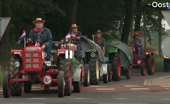 Met de trekker op vakantie: eem uutpuffen