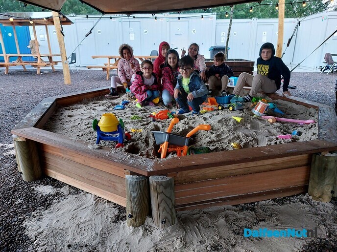Kindertas Dalfsen realiseert zandbak op TGO - Foto: Ingezonden foto
