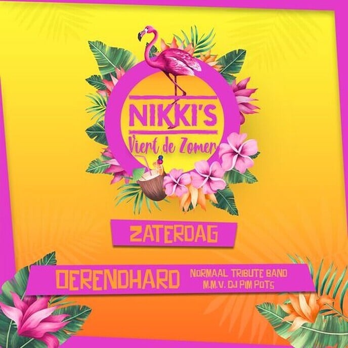 Aanstaande zaterdag, Nikki’s viert de zomer!