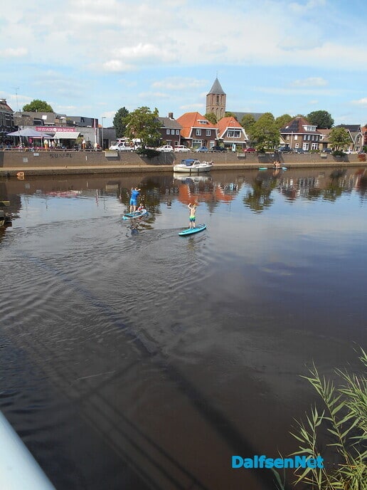 Zomerse dag vanaf de brug