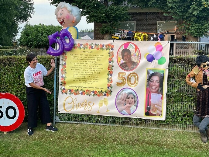 (Schoon)zus, buurvrouw en medewerkster Ilse Askamp 50 - Foto: Ingezonden foto
