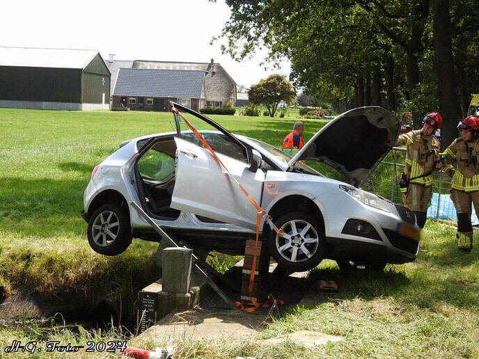 Aanrijding met letsel Hoevenweg / Klaverkampsweg.