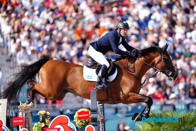 Wilfried Nijensteen haalt met fokproduct Springpaard Finn Lente finale Olympische Spelen - Foto: Ingezonden foto