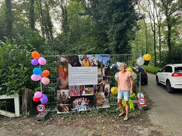 Karin alweer 50 - Foto: Ingezonden foto