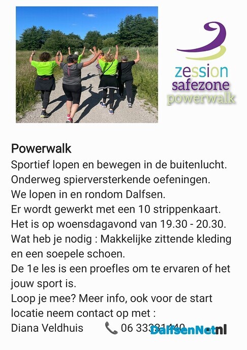 Powerwalk - Foto: Ingezonden foto