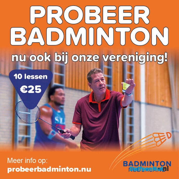 Probeer badminton bij BC Trefzeker - Foto: Ingezonden foto