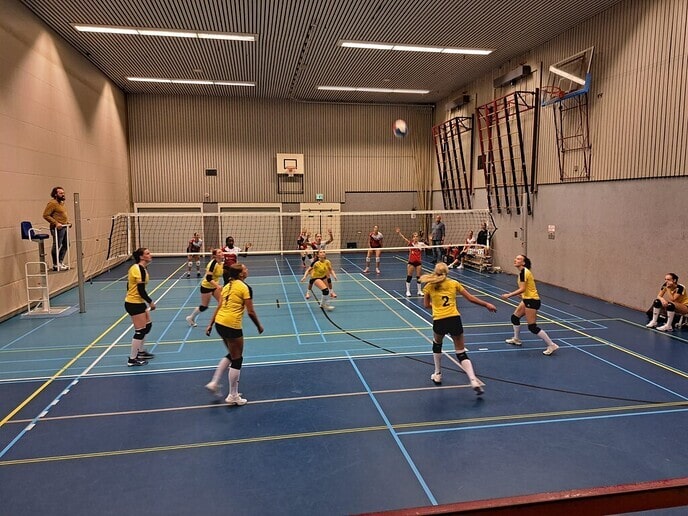 Dalvo Dames 1 wint de eerste bekerwedstrijd van het seizoen - Foto: Ingezonden foto