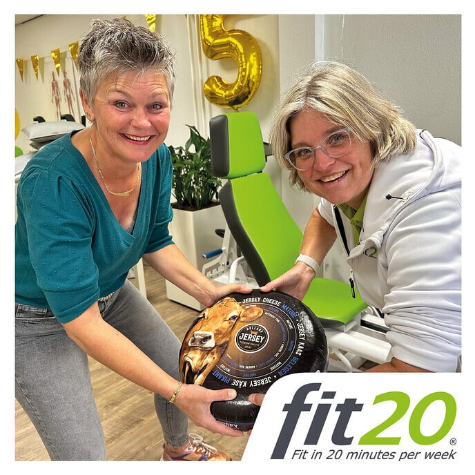 FIT20 en Jersey Klein Slennebroek gaan voor gezonde krachttraining