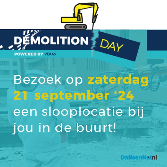 Demolition Day – 2 circulaire slopen Gemeente Ommen - Foto: Ingezonden foto