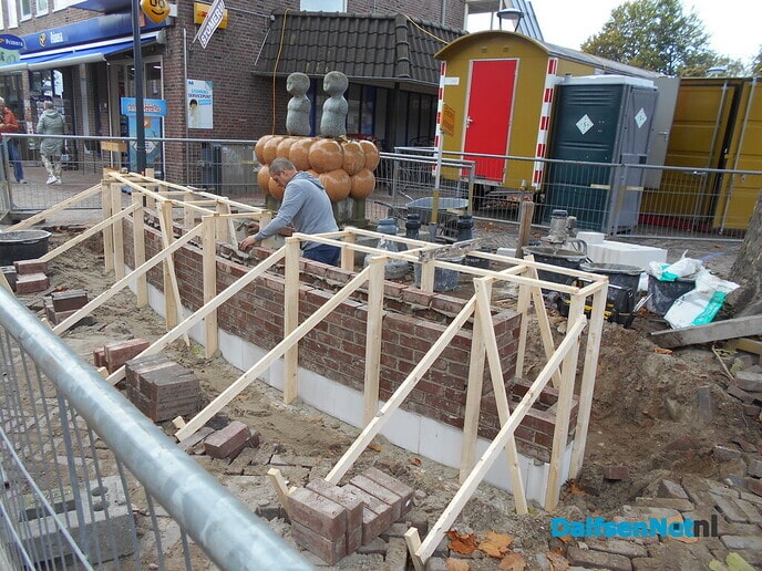 Voortgang werk aan de klimaatstraat
