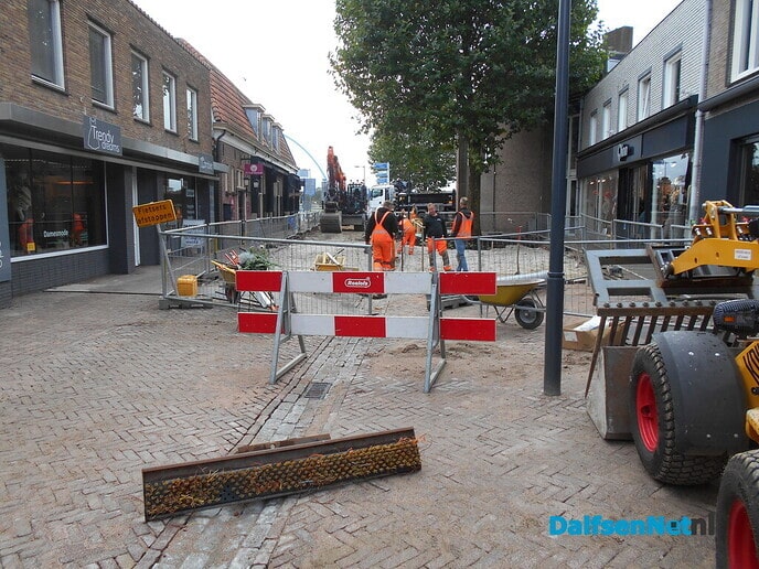 Voortgang werk aan de klimaatstraat