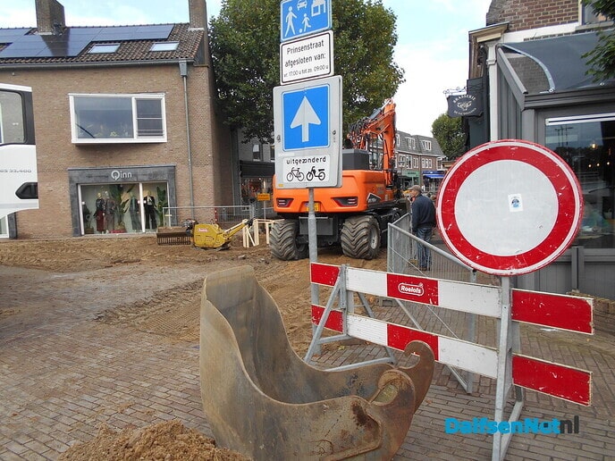 Voortgang werk aan de klimaatstraat