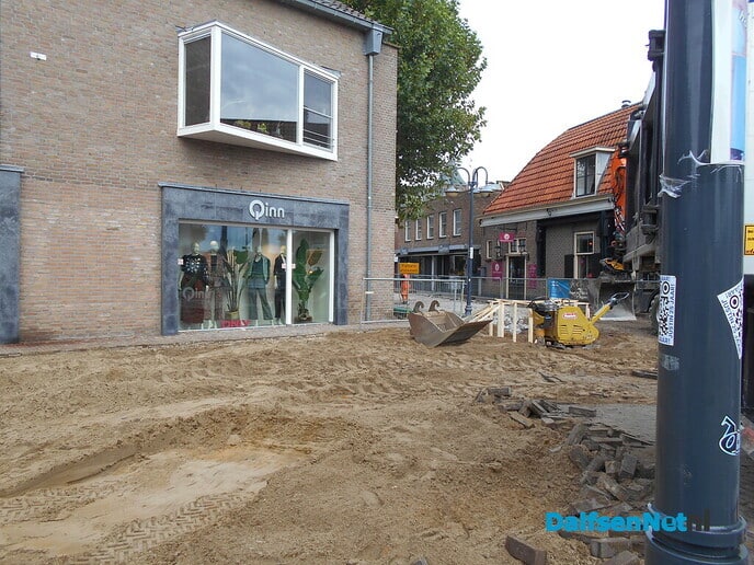 Voortgang werk aan de klimaatstraat