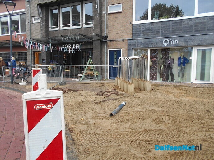 Voortgang werk aan de klimaatstraat