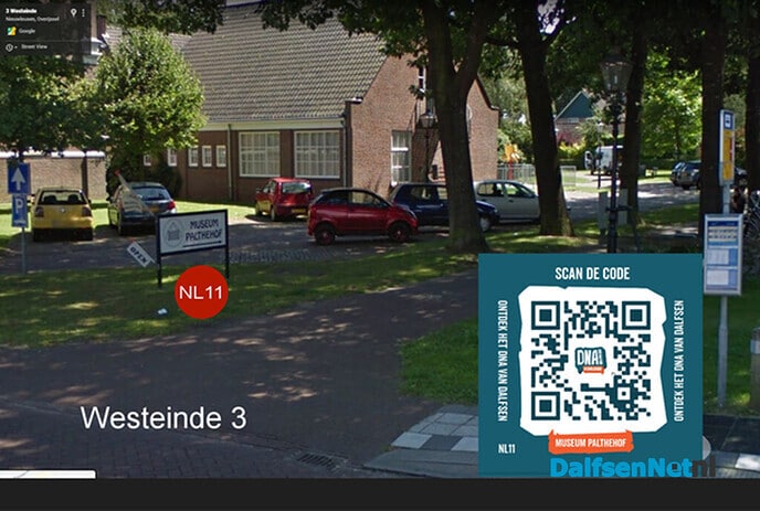 Tegel gelicht over het DNA van Dalfsen - Foto: Ingezonden foto