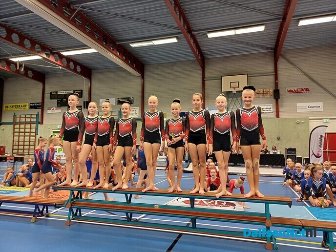 Jeugd turnsters gvn pakken podiumplaatsen - Foto: Ingezonden foto