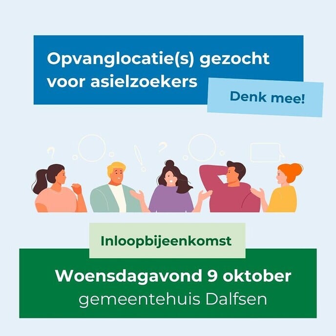Vanavond in het gemeentehuis, wel vooraf aanmelden