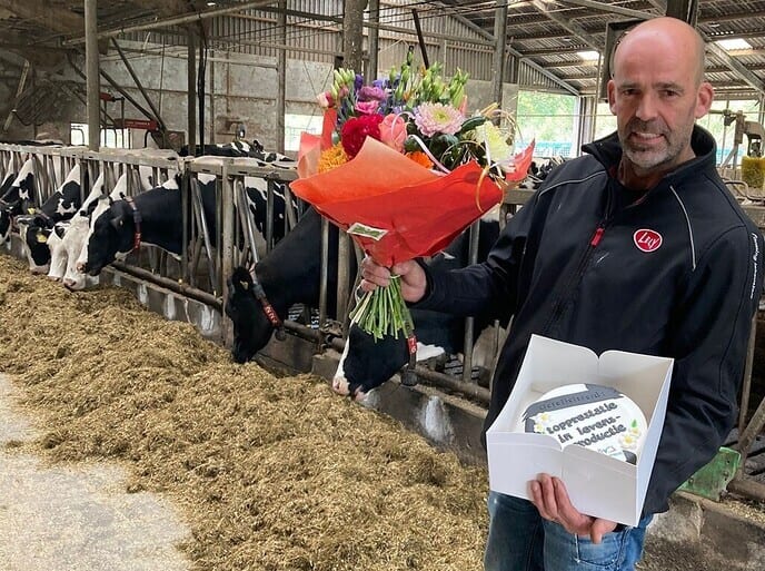 Topprestatie met de koeien: Nummer 1 van Nederland! - Foto: Ingezonden foto