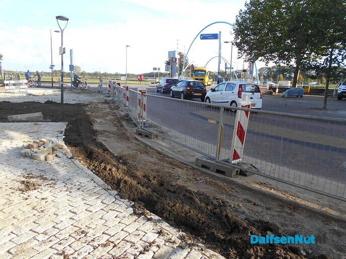 Het laatste stukje Prinsenstraat en bij de brug