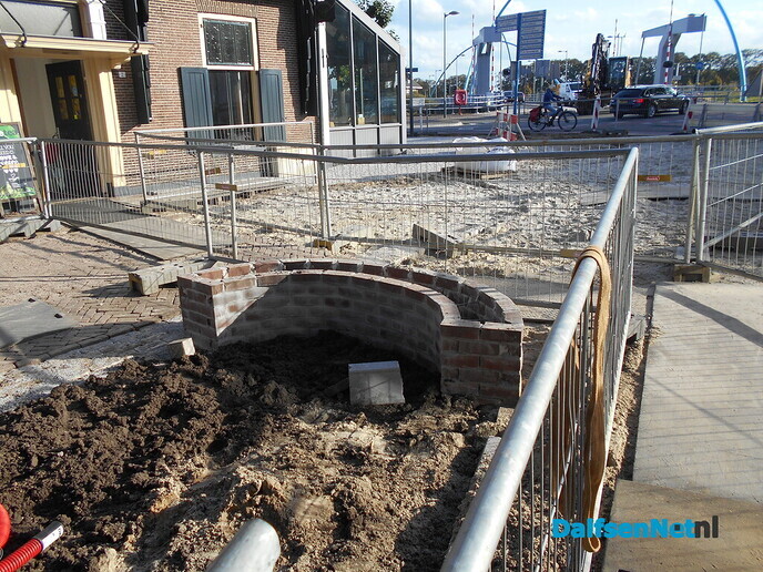 Het laatste stukje Prinsenstraat en bij de brug