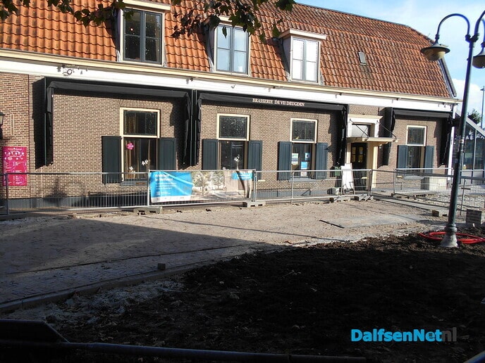 Het laatste stukje Prinsenstraat en bij de brug