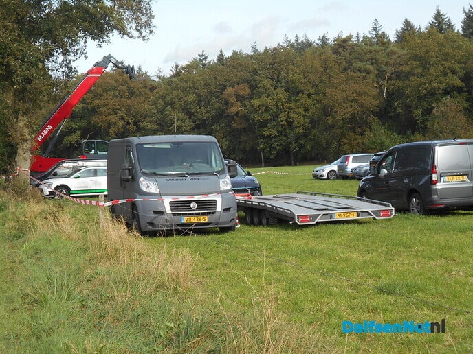 Netflix filmopname in Dalfser bos