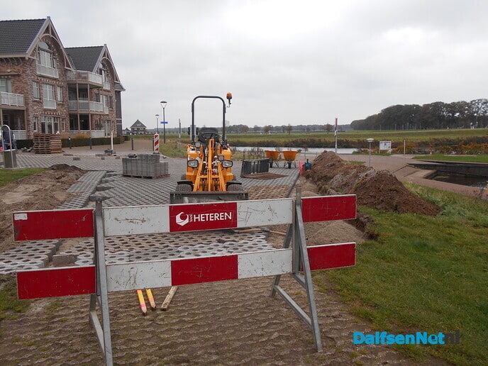 Glad werk bij de haven
