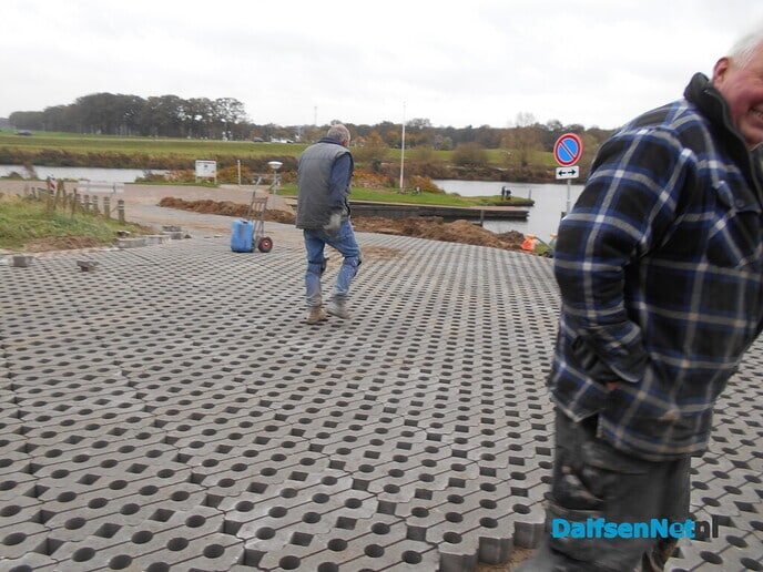 Glad werk bij de haven
