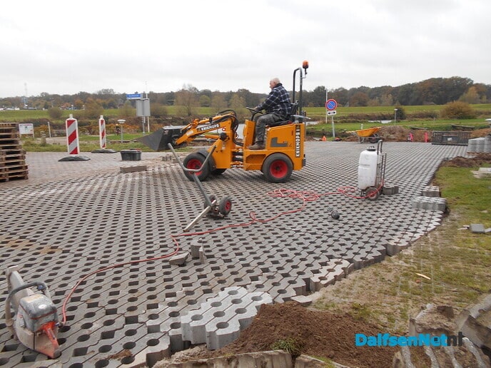 Glad werk bij de haven