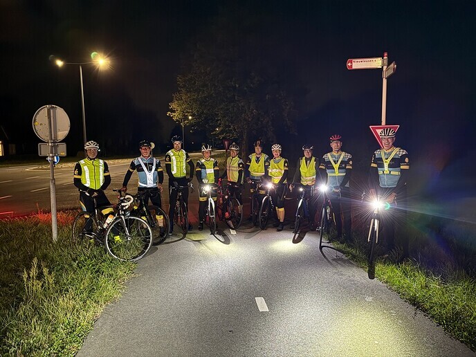 Toerclub Dalfsen gaat weer nightbiken - Foto: Ingezonden foto