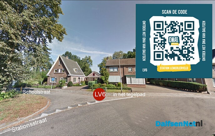 Tegel gelicht over het DNA van Dalfsen - Foto: Ingezonden foto