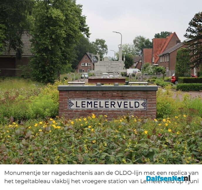 Tegel gelicht over het DNA van Dalfsen - Foto: Ingezonden foto