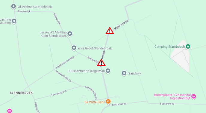 Mogelijke vertraging op Heinoseweg - Foto: Gemeente Dalfsen