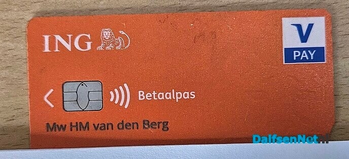 Bankpas gevonden - Foto: Ingezonden foto