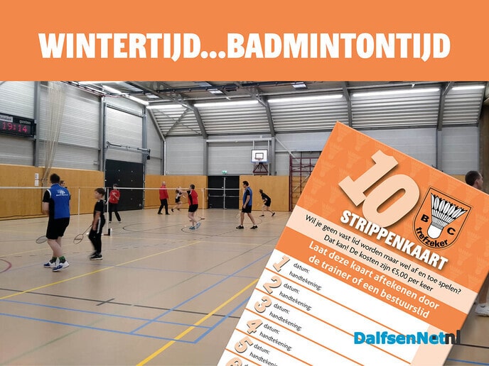 Wintertijd…badmintontijd - Foto: Ingezonden foto
