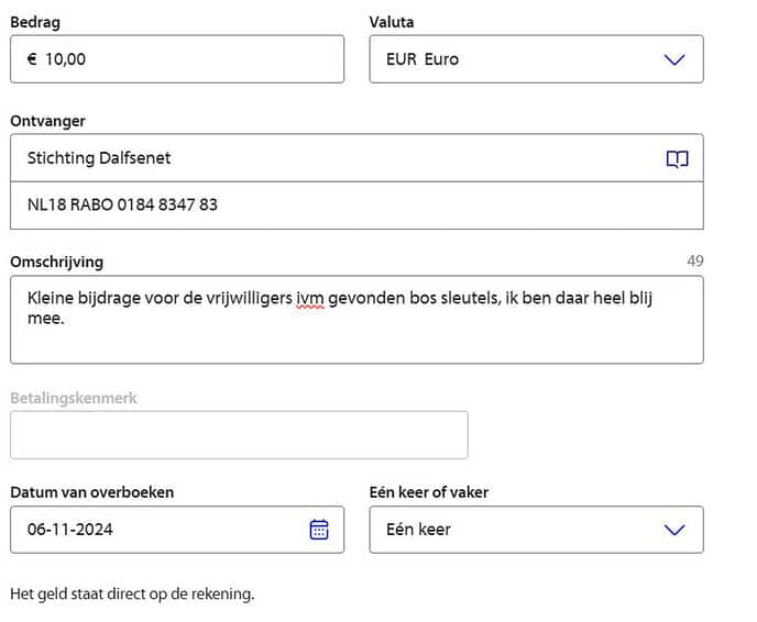 Nu ben ik zelf ook een keertje echt blij met Dalfsennet