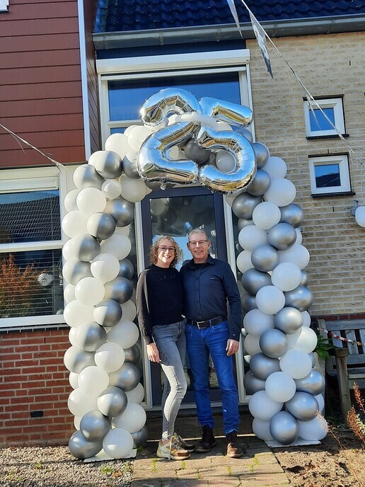 25 jarig huwelijk Arnold & Liesbet Mol - Foto: Ingezonden foto