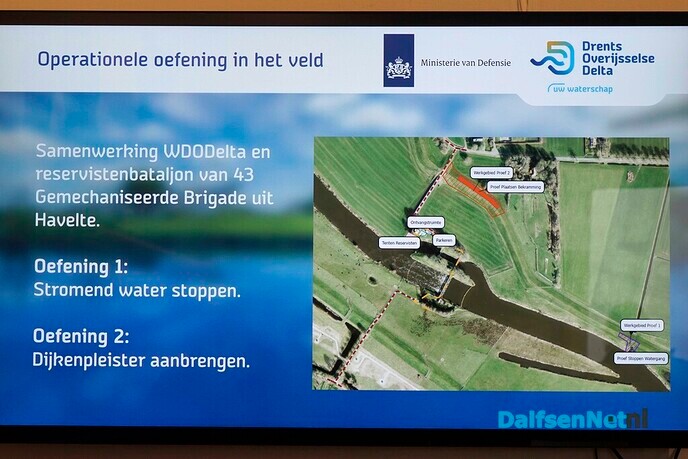 Grote oefening van Waterschap en Defensie bij Vechterweerd - Foto: Paul Scholten