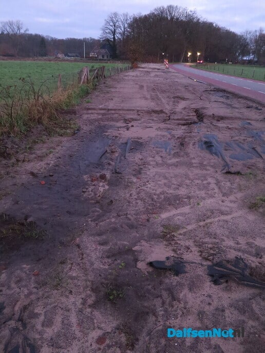 Voortgang watertransportleiding Zwarteweg, Marsweg en Koelmansstraat - Foto: Wim