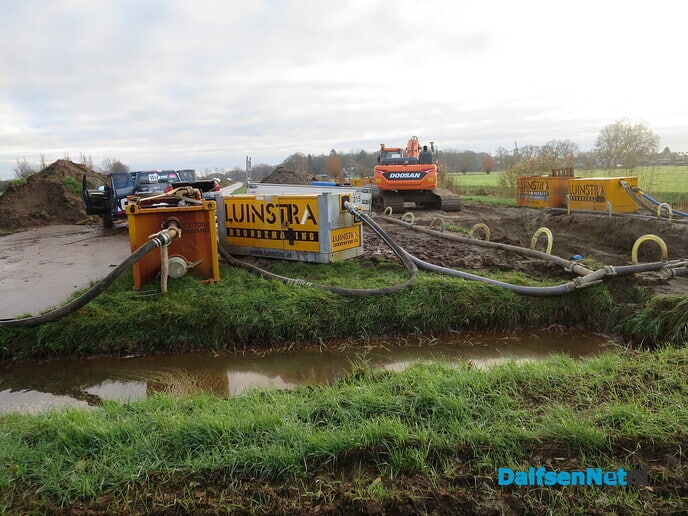 Voortgang watertransportleiding Zwarteweg, Marsweg en Koelmansstraat - Foto: Wim