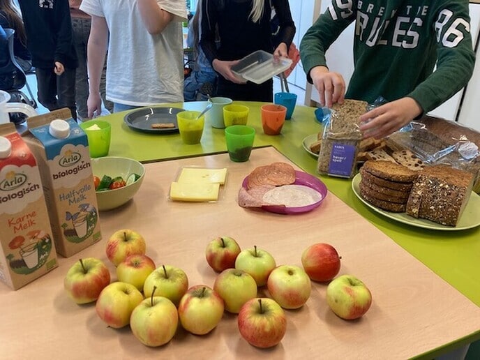 Lokale en biologische schoollunch - Foto: Ingezonden foto