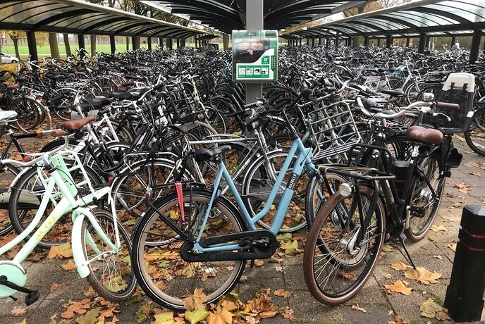 AED bij treinstation ook haast niet bereikbaar - Foto: Ingezonden foto