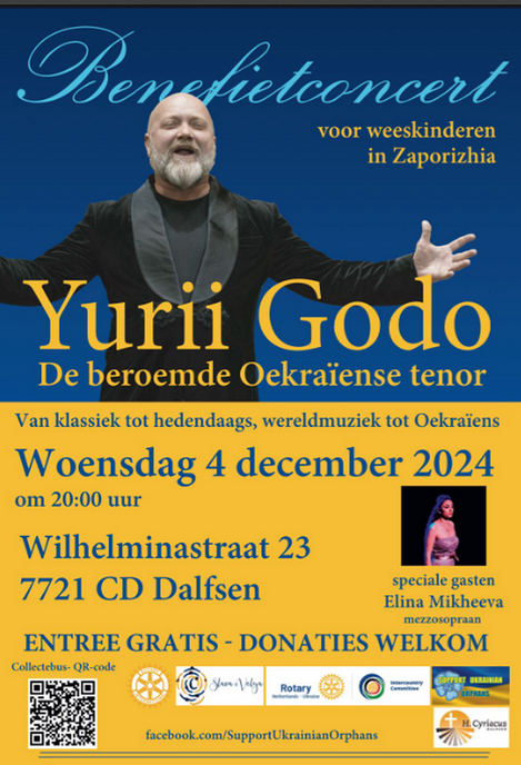 Oekraïense Dalfsenaar Tryfonov organiseert liefdadigheidsconcert