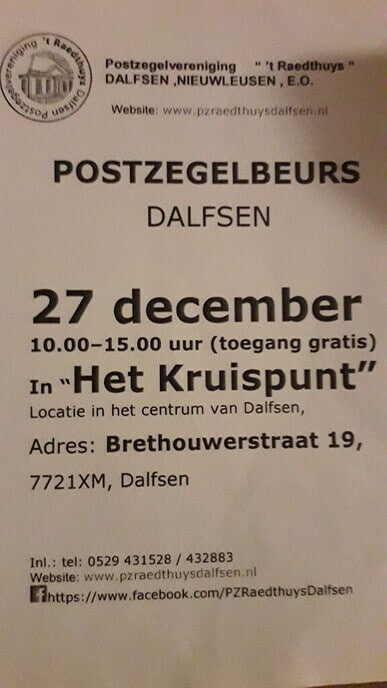 Postzegelbeurs - Foto: Ingezonden foto