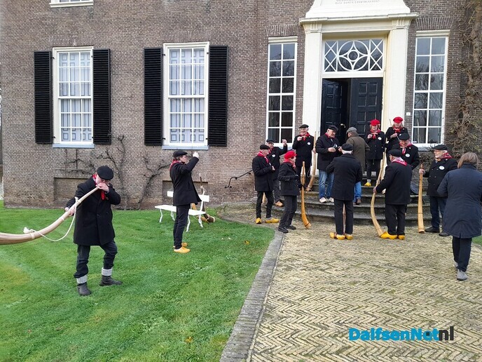 Midwinterhoornblazers ontbreken vrijdag niet op Dalfser Kerstfestijn - Foto: Ingezonden foto